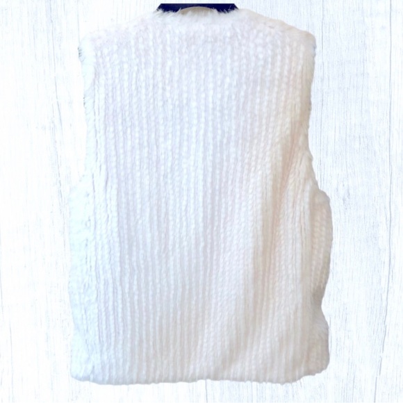 Tart Collections Kyla Faux Fur Open Vest | Sz M - Picture 6 of 7